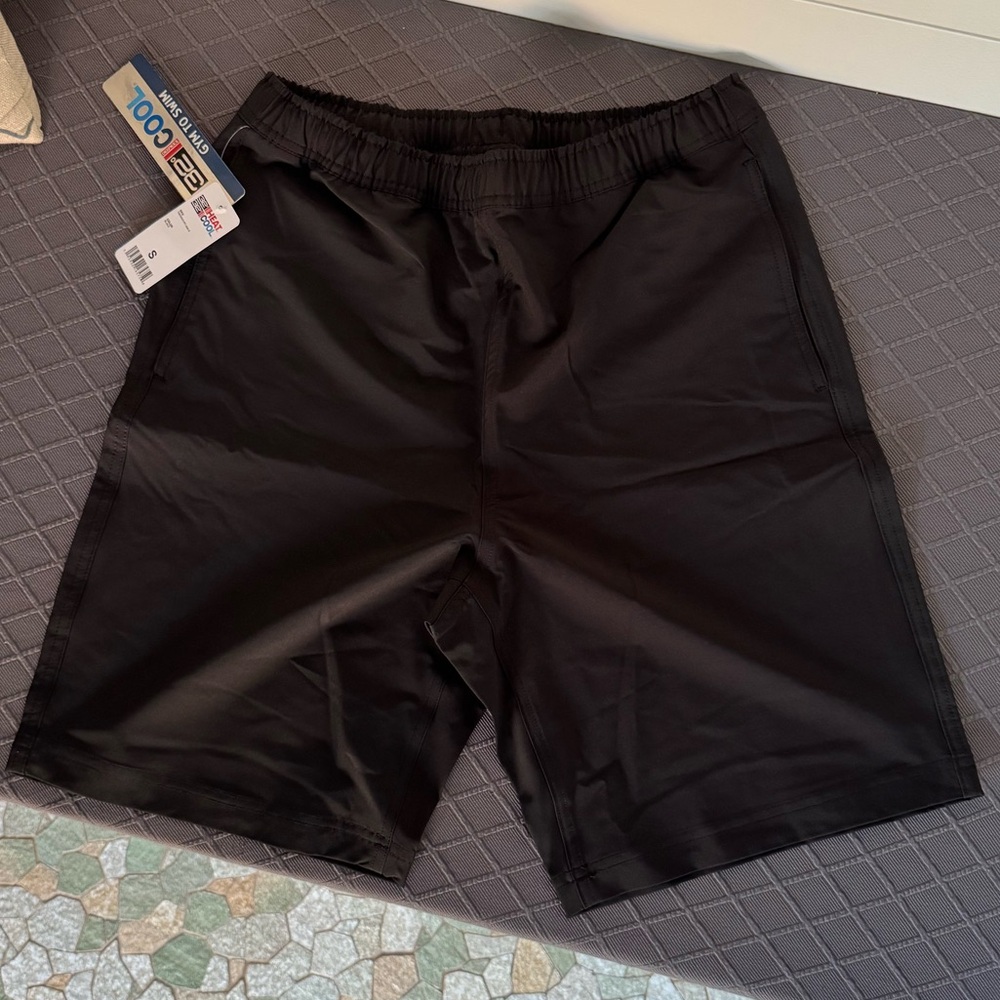 32 Degrees Cool Black Shorts, Men’s S